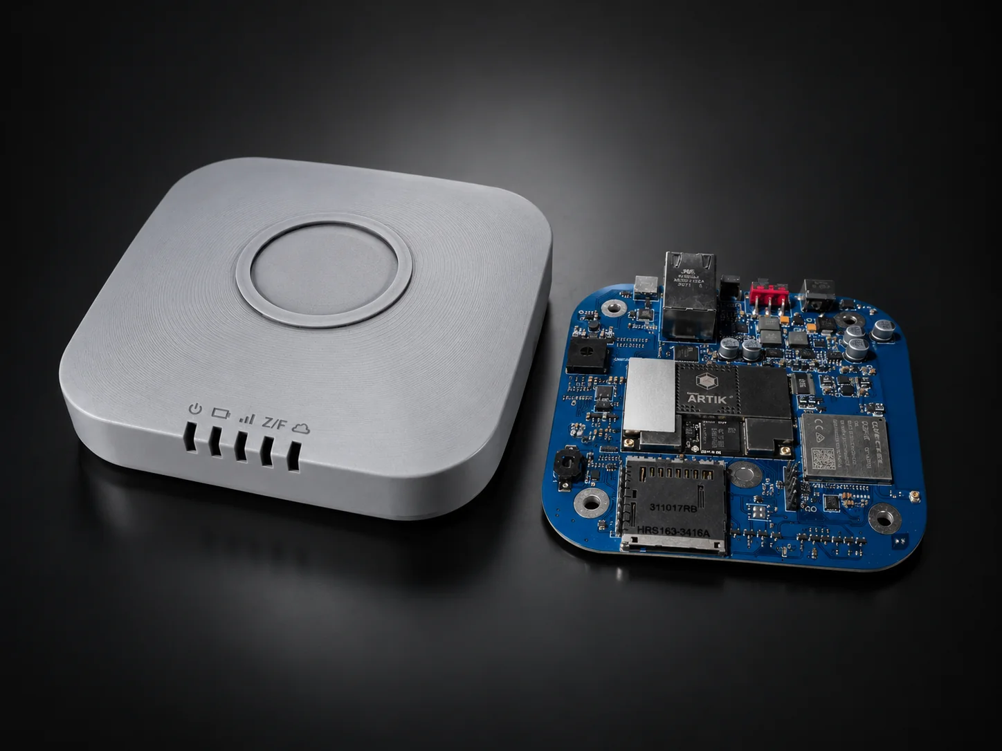 industrial Gateway with ZigBee, BLE, Wifi, LTE, and Ethernet.  Сontrol external nodes(temperature sensors, humidity sensors, dampers ...), and communicate with AW/Azure cloud by MQTT/HTTP+SSL protocols 